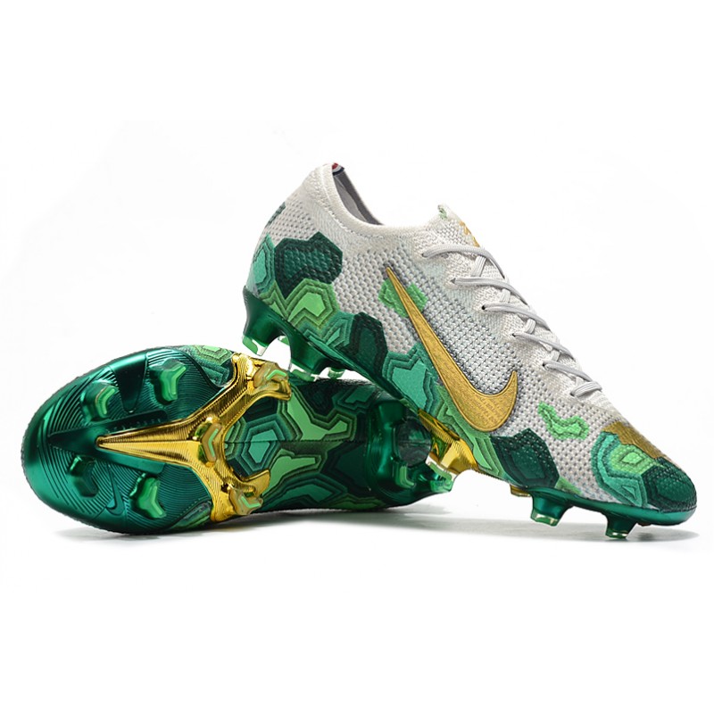 Nike Mercurial Vapor XIII 360 Elite FG Mbappe Wilczy Zielony ZÅoto